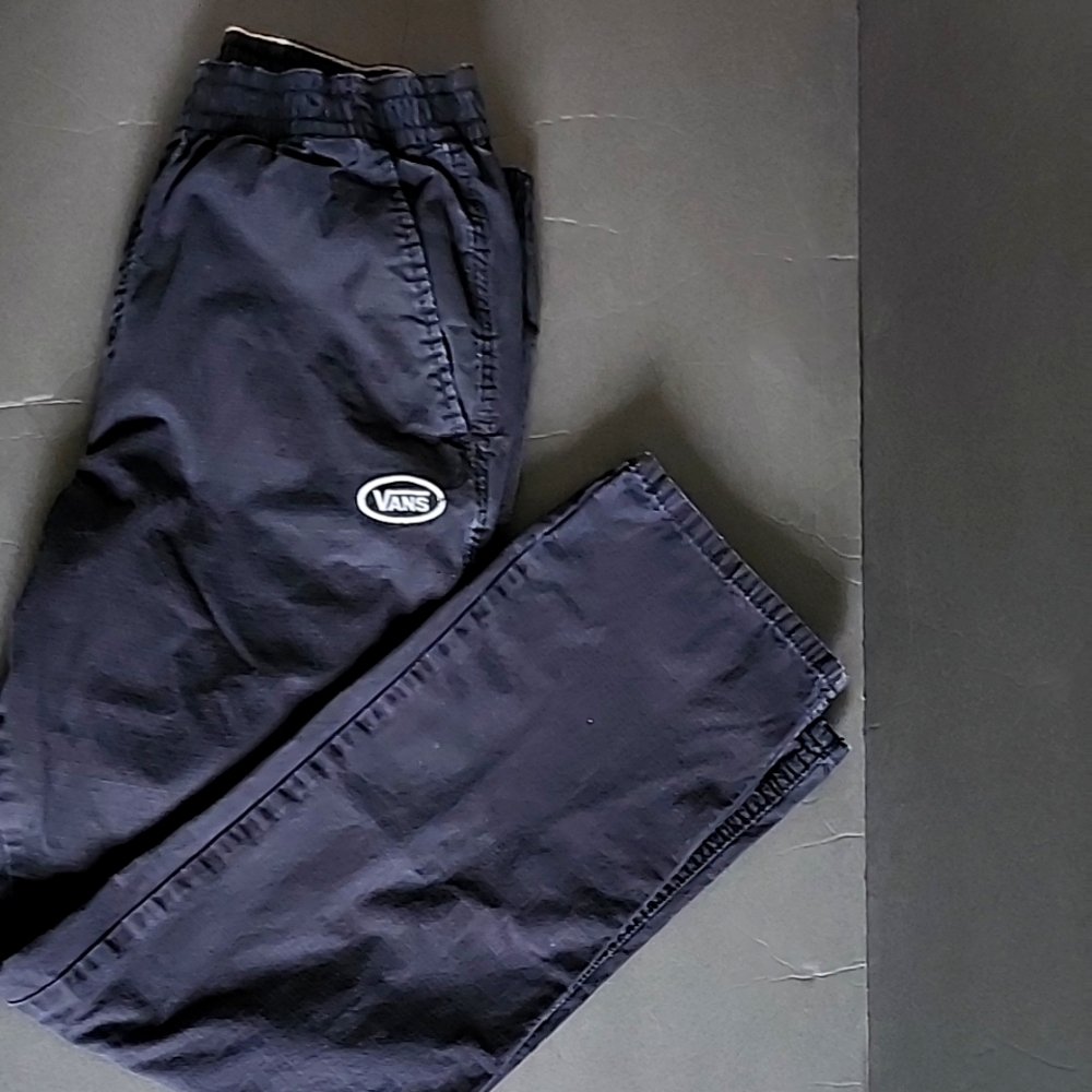 Vans Black Casual Pants, Junior Size XL (14-16)